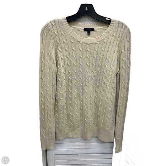 Top Long Sleeve By J. Crew In Tan, Size: Xs
