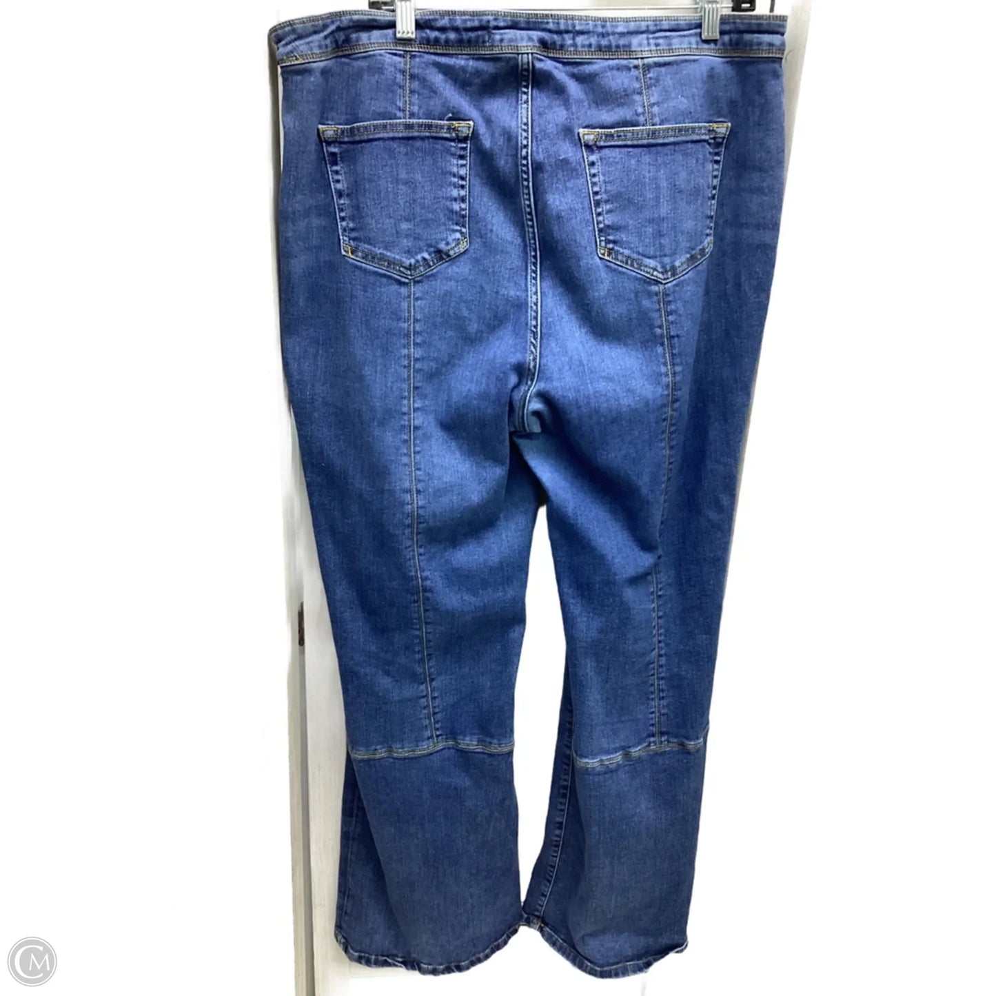 Jeans Boot Cut By Anthropologie In Blue Denim, Size: 18