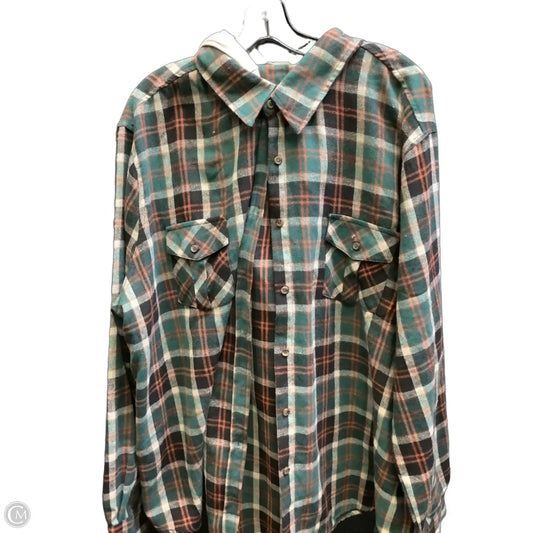 Jacket Shirt By Ps Kate In Plaid Pattern, Size: 3x