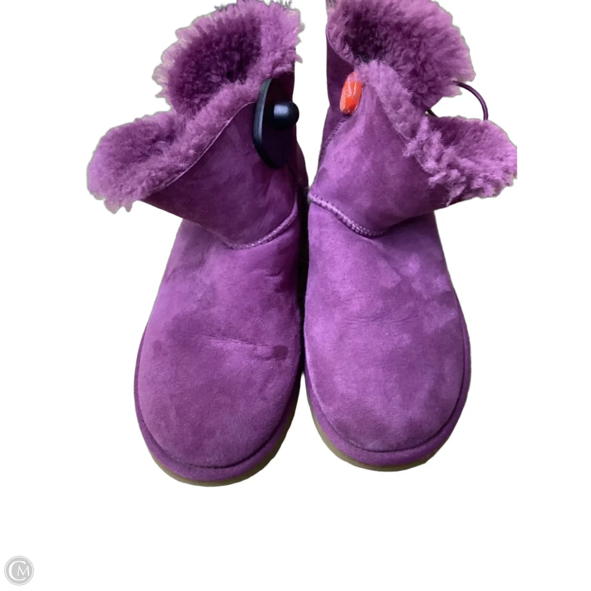 Boots Designer By Ugg In Purple, Size: 8