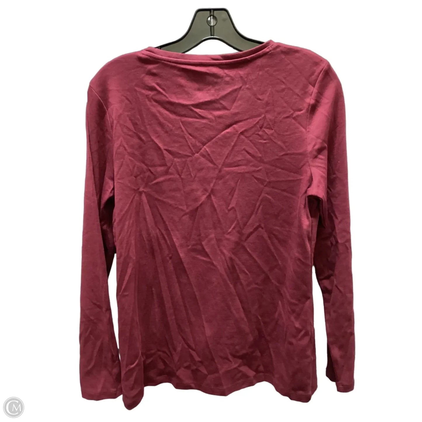 Top Long Sleeve By Talbots In Red, Size: Lp