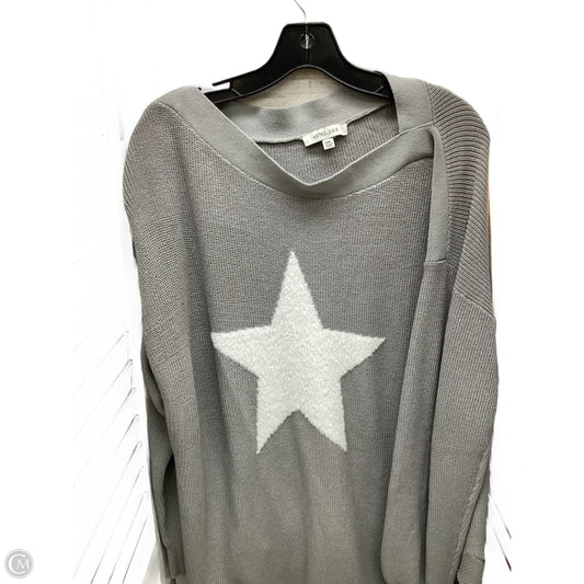 Top Long Sleeve By Anthropologie In Grey, Size: Xxl