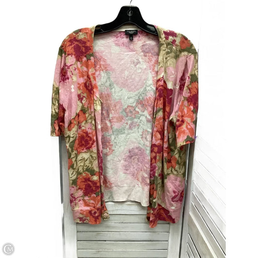 Cardigan By Talbots In Pink, Size: 2x