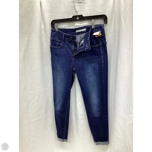 Jeans Boot Cut By Levis In Blue Denim, Size: 4