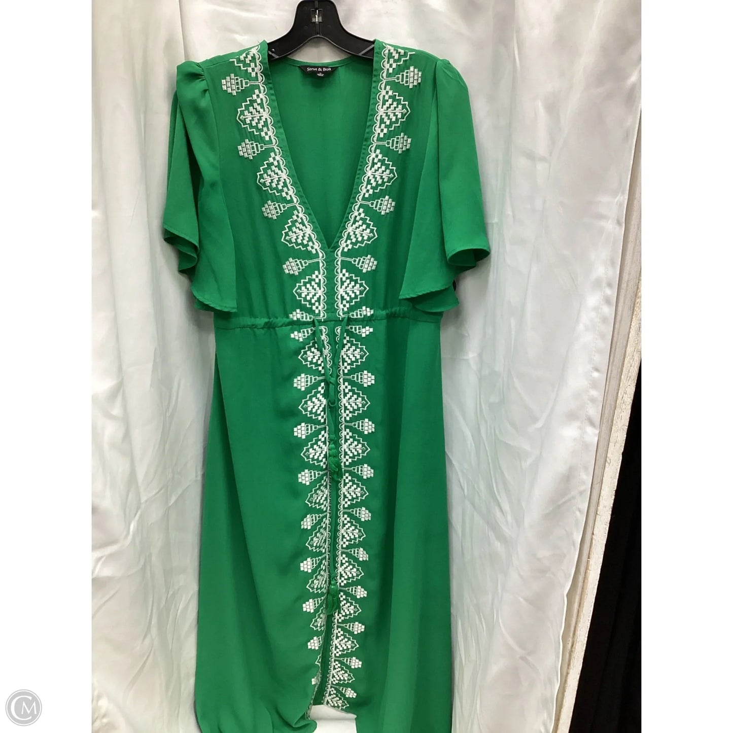 Dress Casual Maxi By Strut & Bolt In Green, Size: S