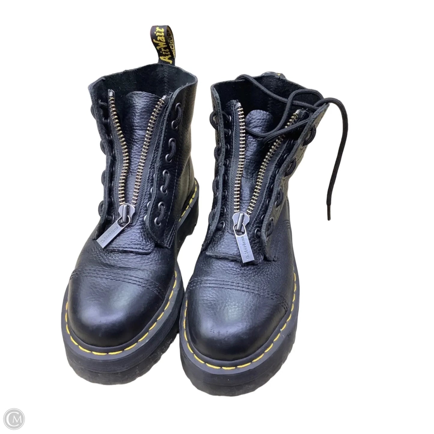 Shoes Heels Platform By Dr Martens In Black, Size: 9