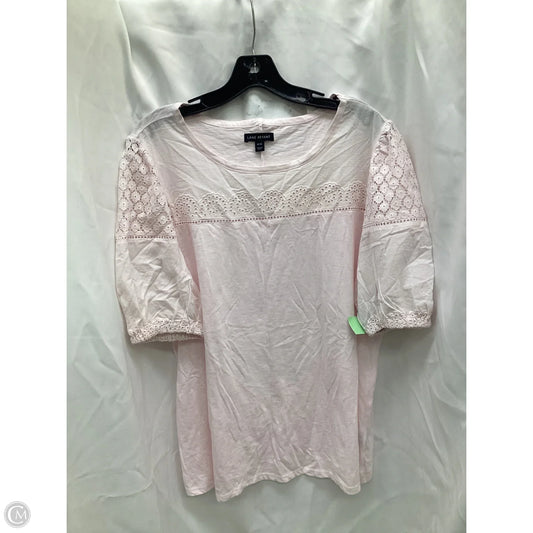 Top Short Sleeve By Lane Bryant In Pink, Size: 14