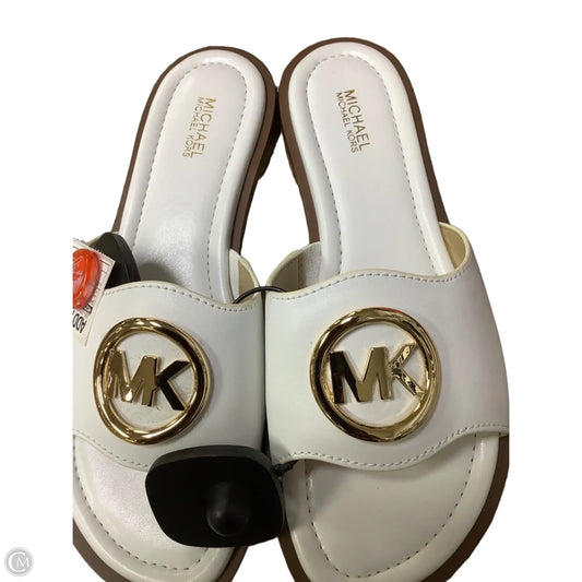 Shoes Flats By Michael By Michael Kors In White, Size: 8