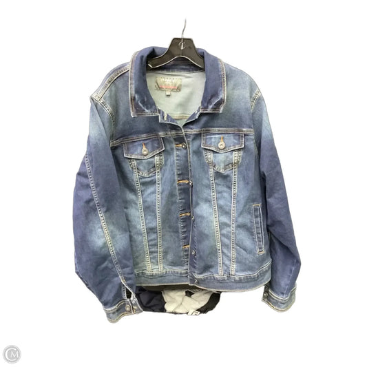 Jacket Denim By Torrid In Blue Denim, Size: 3x