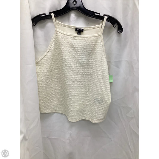 Top Sleeveless By Torrid In Ivory, Size: L