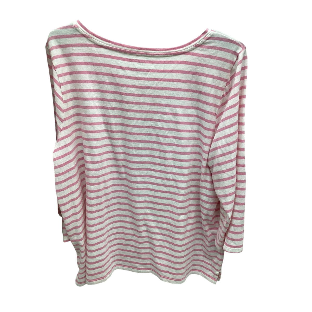 Top Long Sleeve By Talbots In Striped Pattern, Size: 2x