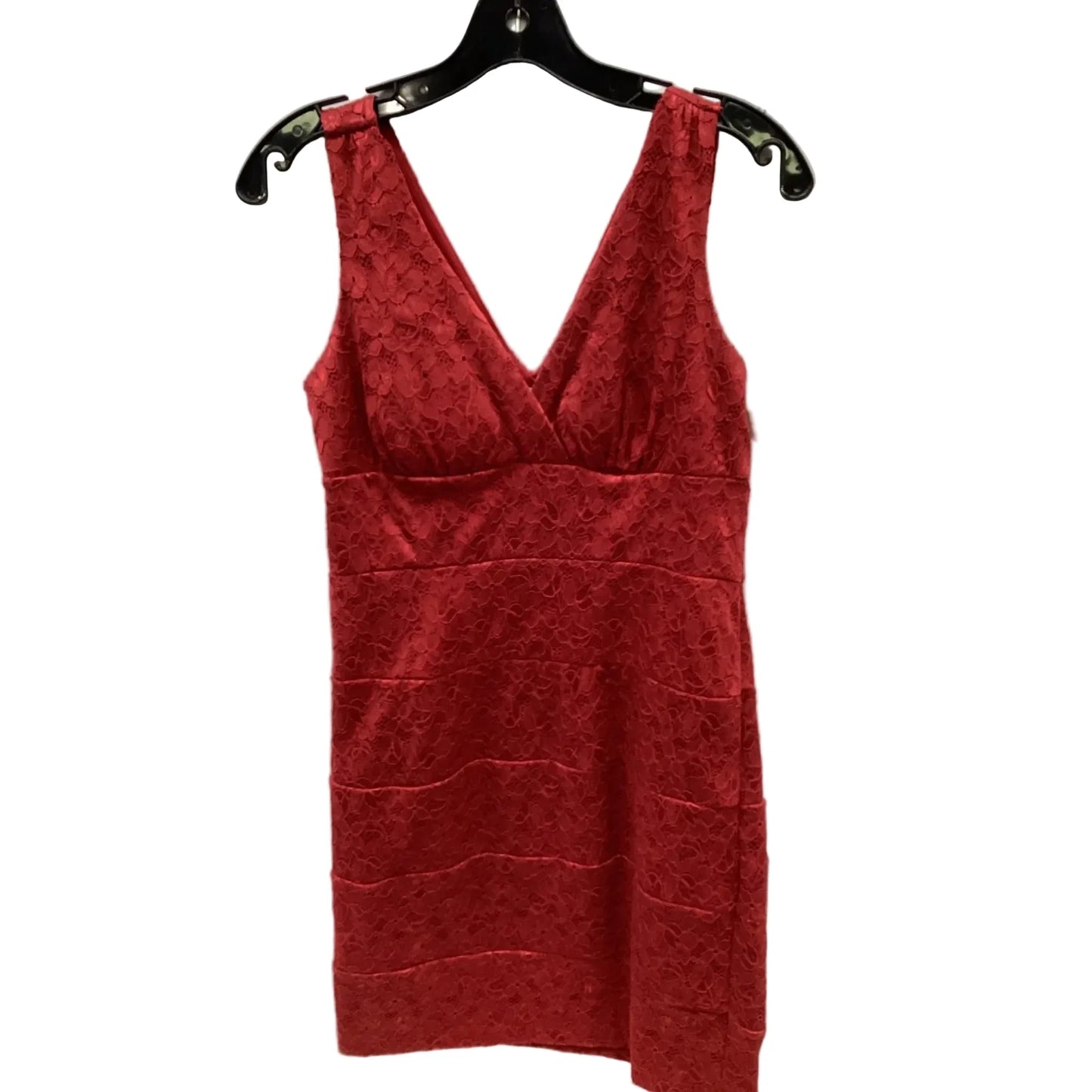Dress Casual Midi By Sweet Storm In Red, Size: L