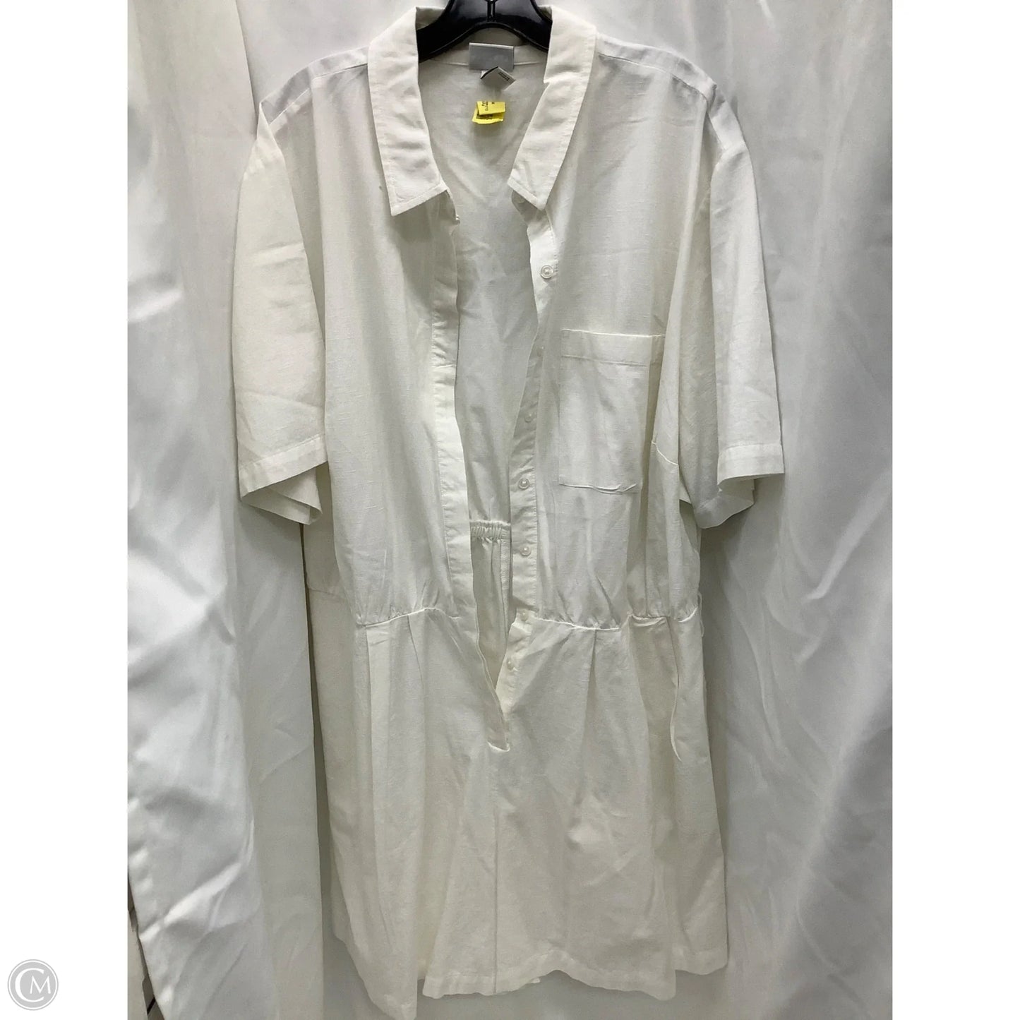 Dress Casual Midi By Ava & Viv In Ivory, Size: 1x