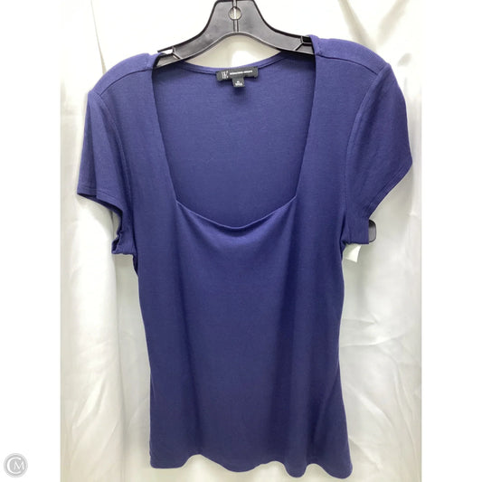 Top Short Sleeve By Inc In Blue, Size: Xl