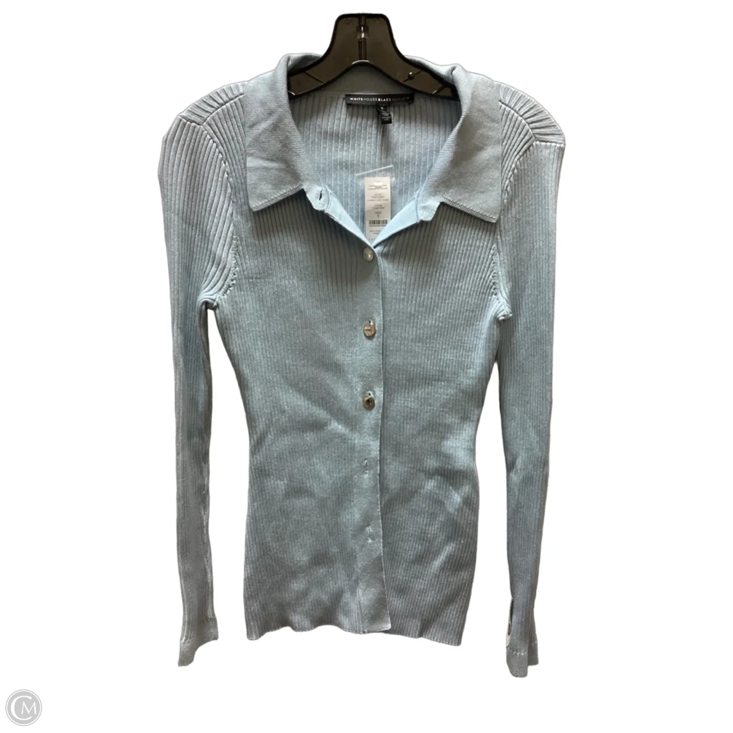 Top Long Sleeve By White House Black Market In Blue, Size: S