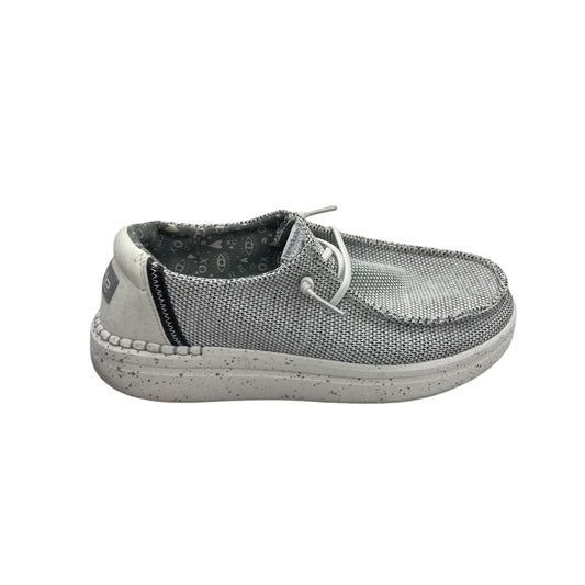 Shoes Flats By Hey Dude In Grey, Size:7