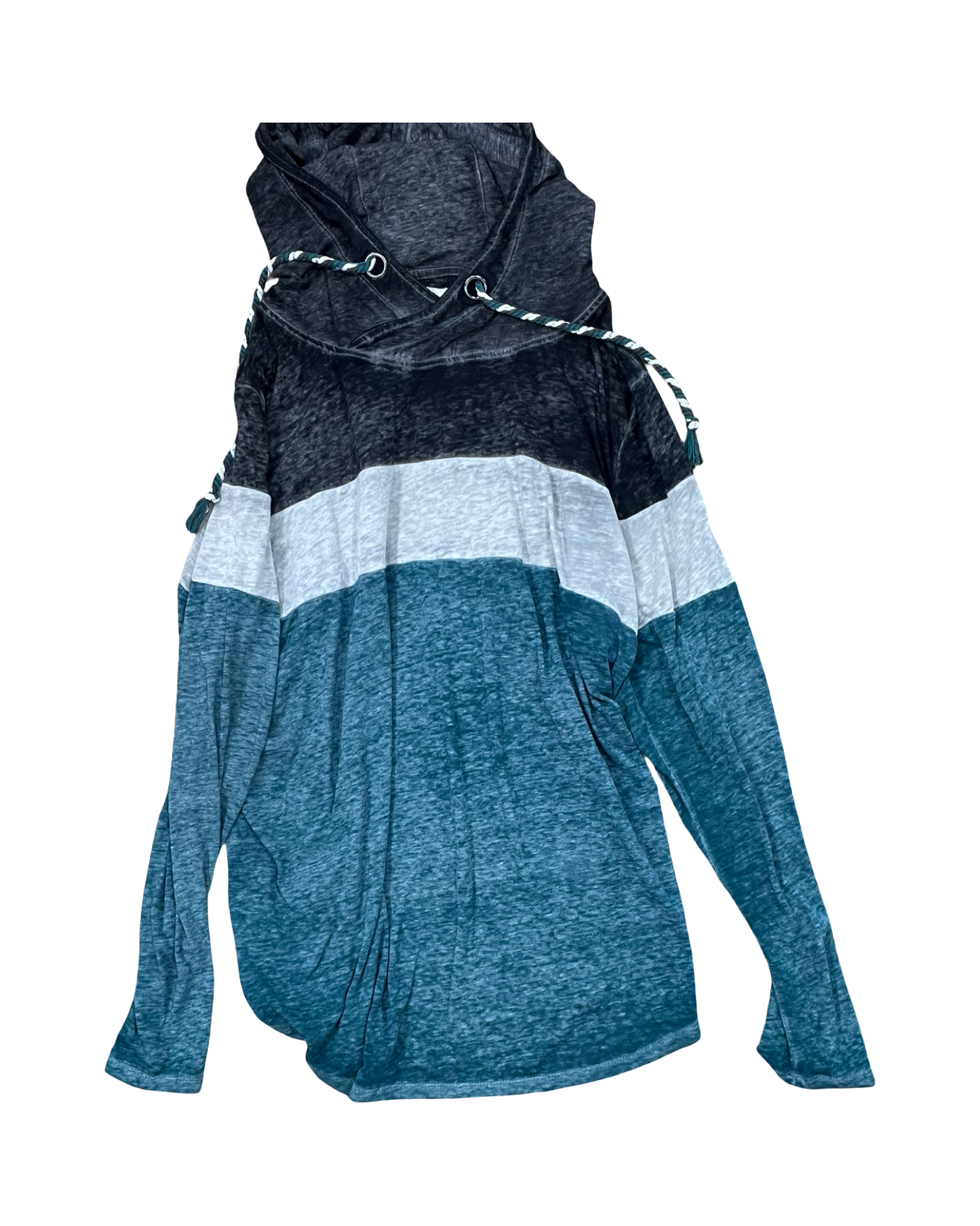 Top Ls By Maurices In Black & Blue, Size:Xl