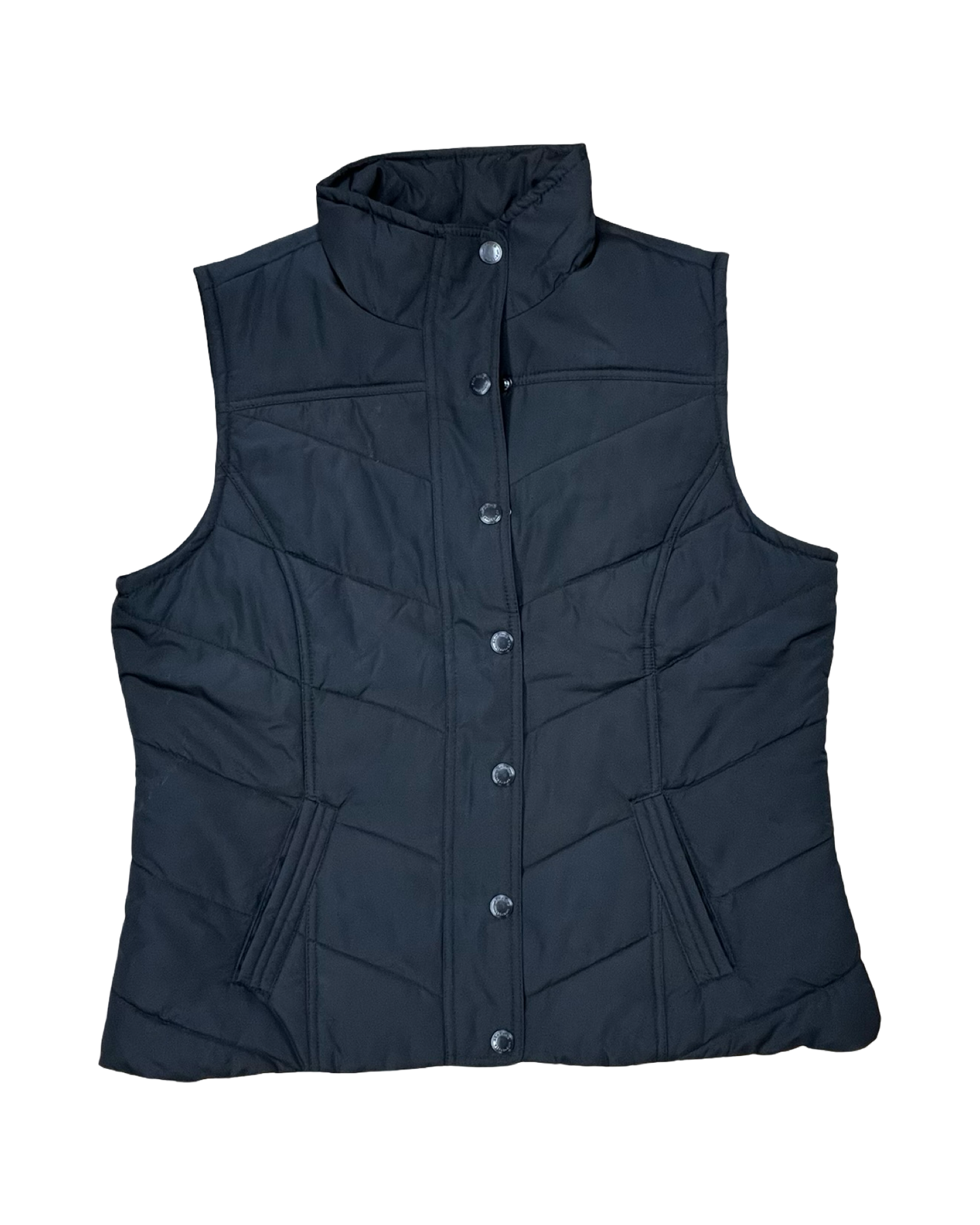 Vest Puffer & Quilted By Sonoma In Black, Size:L