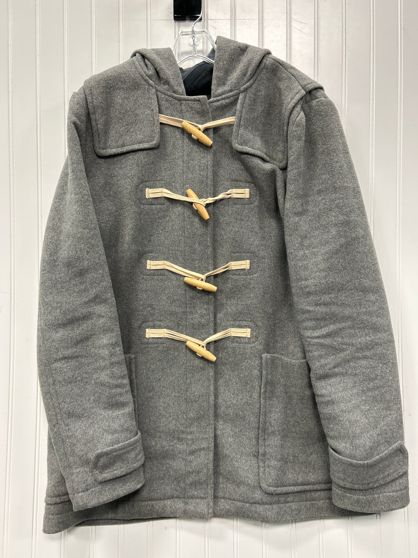 Coat Peacoat By Gap In Grey, Size:Xl