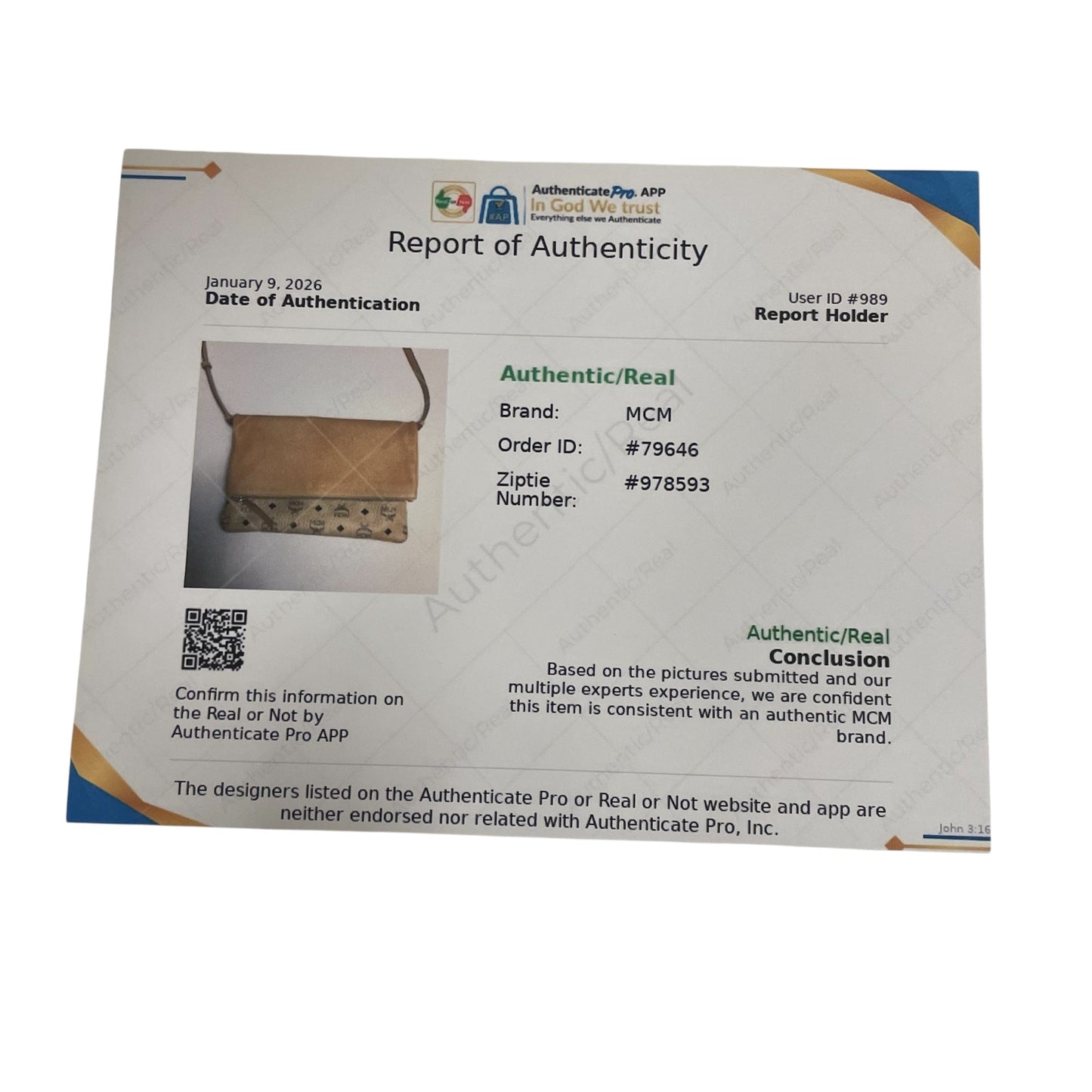 Crossbody Luxury Designer By Mcm, Size: Medium