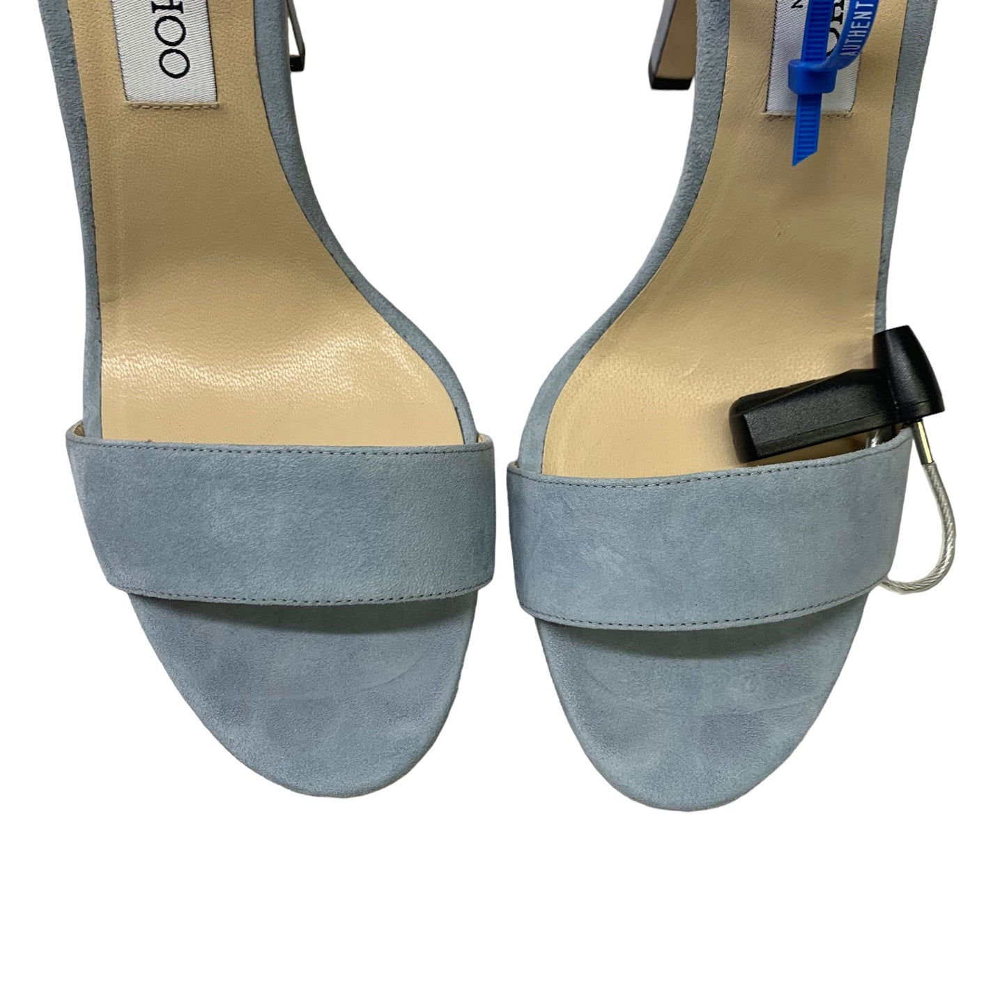 Blue Sandals Luxury Designer Jimmy Choo, Size 10.5