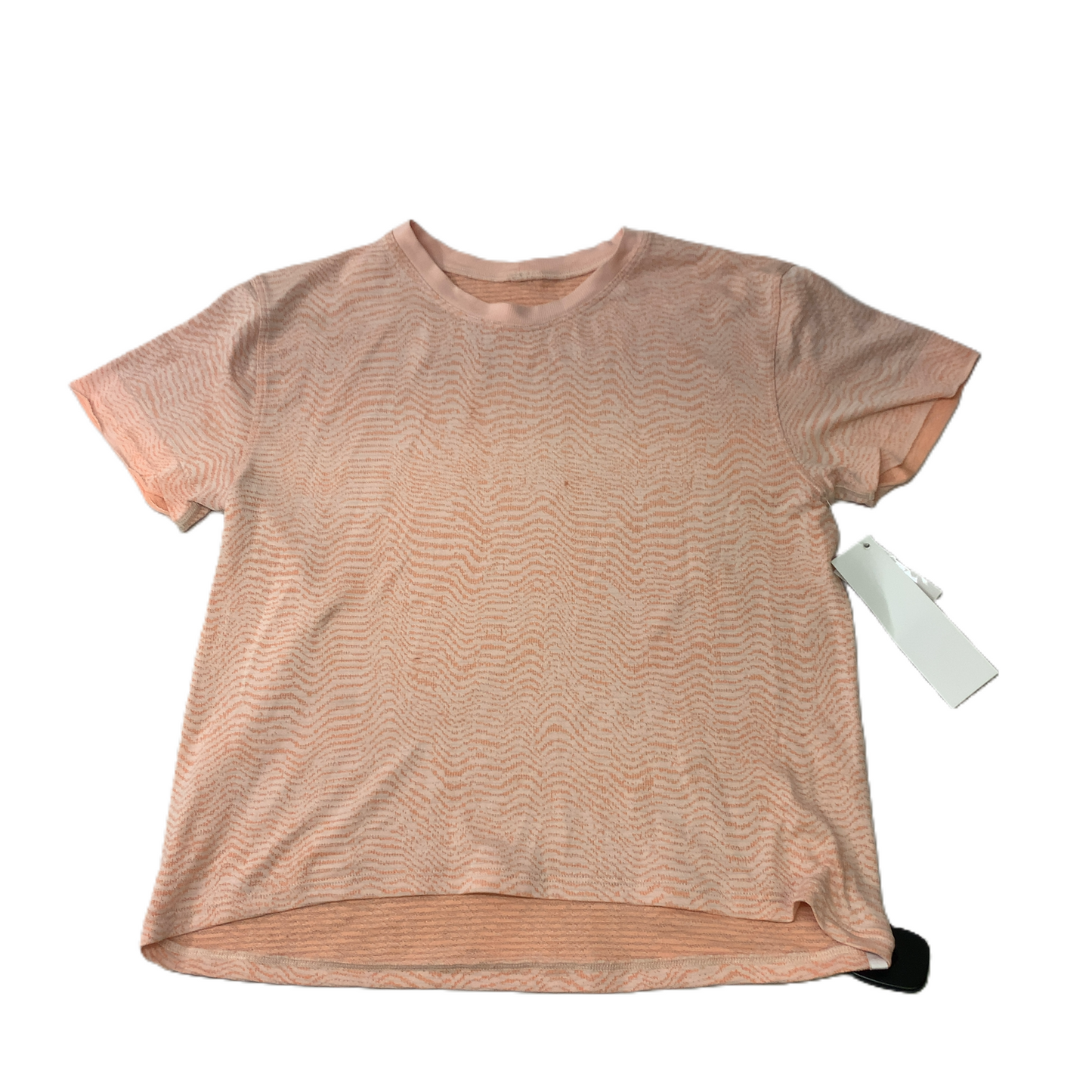 Orange  Athletic Top Short Sleeve By Lululemon  Size: S
