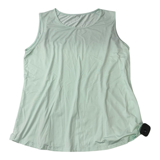 Athletic Tank Top By Clothes Mentor In Green, Size: Xl