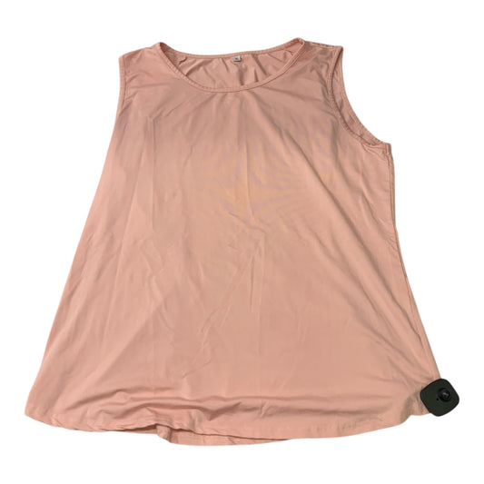 Athletic Tank Top By Clothes Mentor In Pink, Size: Xl