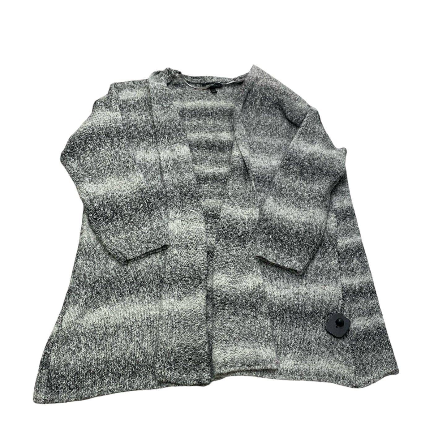 Sweater Cardigan By Lane Bryant In Grey, Size: 3x