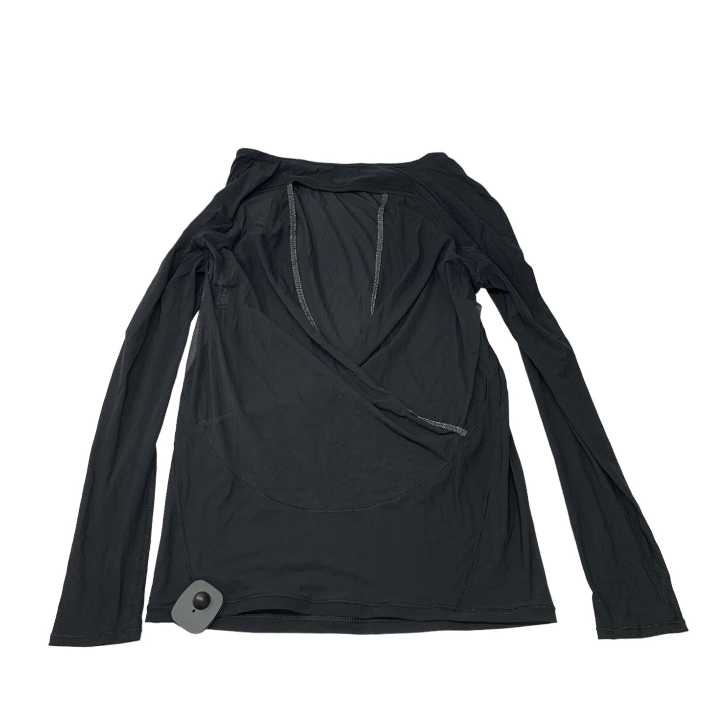 Athletic Top Long Sleeve Crewneck By Lululemon In Black, Size: S