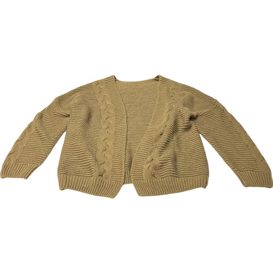 Sweater Cardigan By Clothes Mentor In Green, Size: 2x