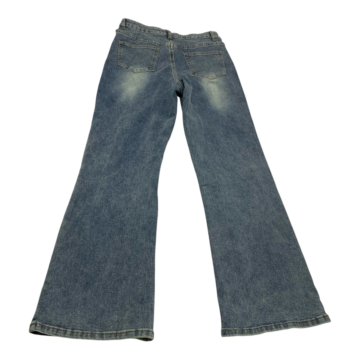 Jeans Boot Cut By Dazy In Blue Denim, Size: Xl