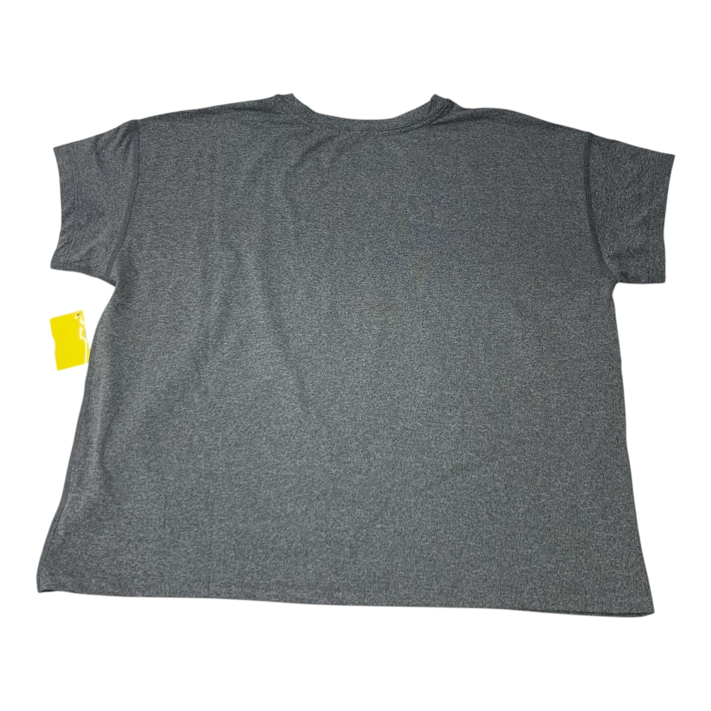 Athletic Top Short Sleeve By Champion In Grey, Size: M