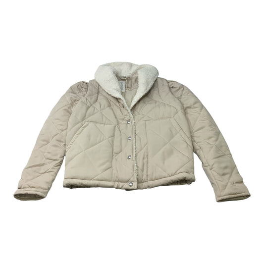 Jacket Puffer & Quilted By Blanknyc In Cream, Size: Xs