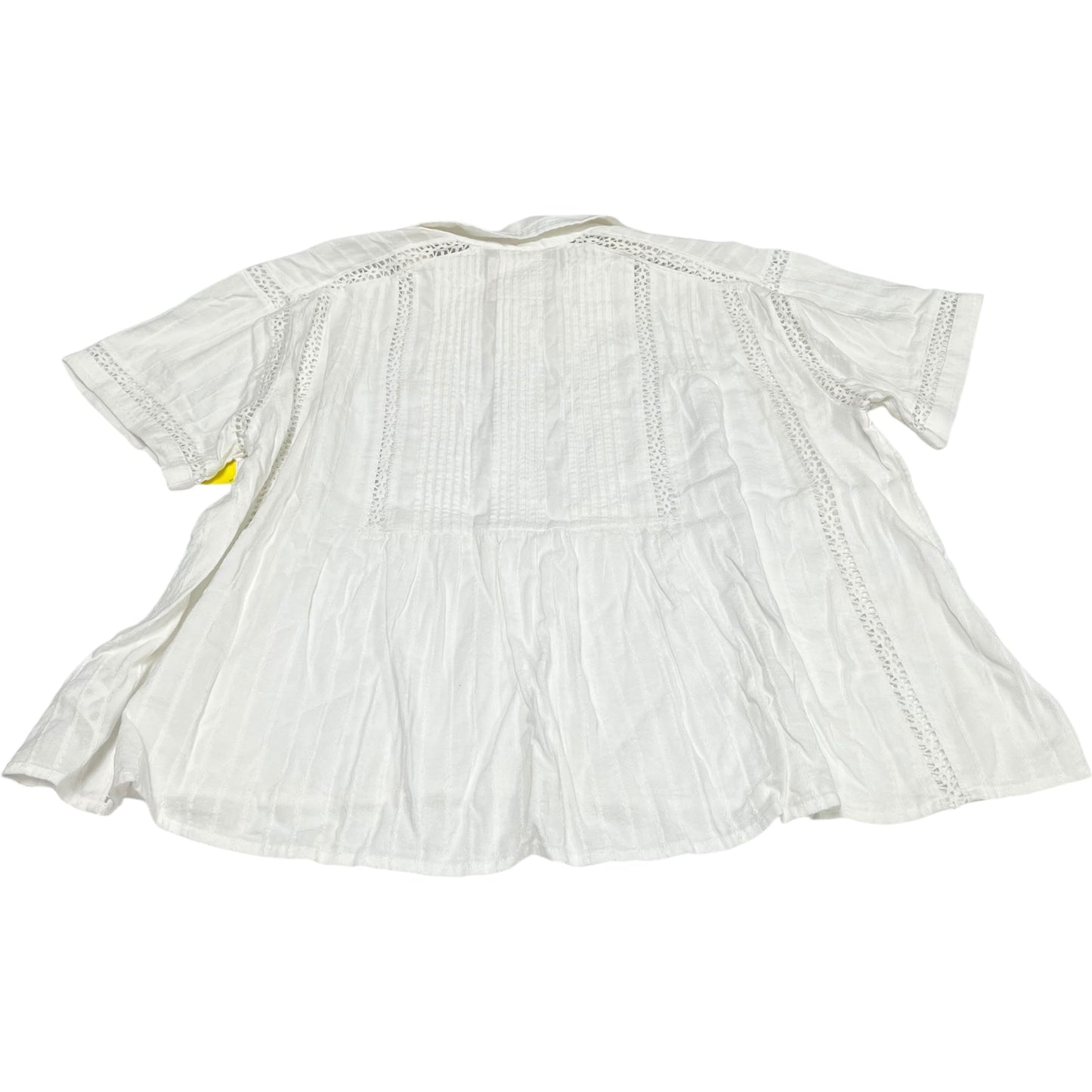 Top Short Sleeve By Lucky Brand In White, Size: M