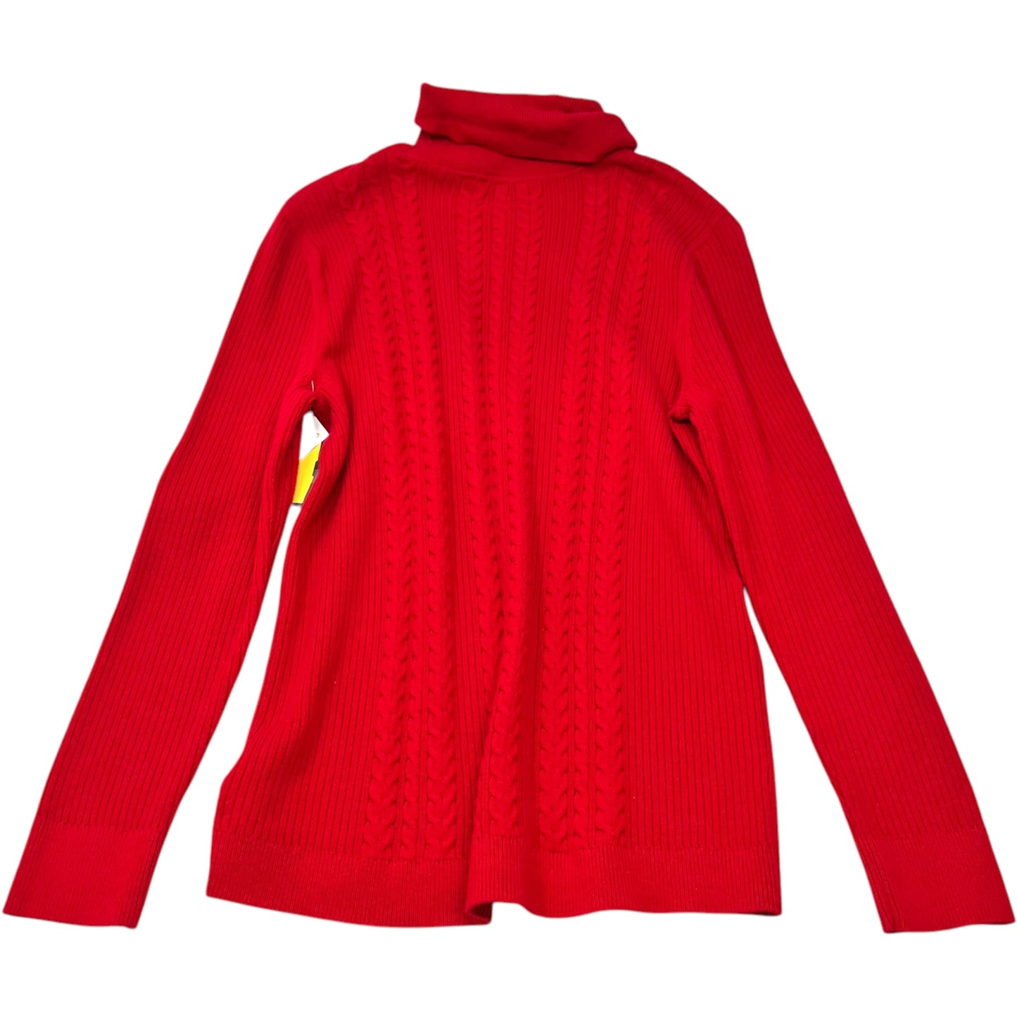 Top Long Sleeve By Talbots In Red, Size: Petite L