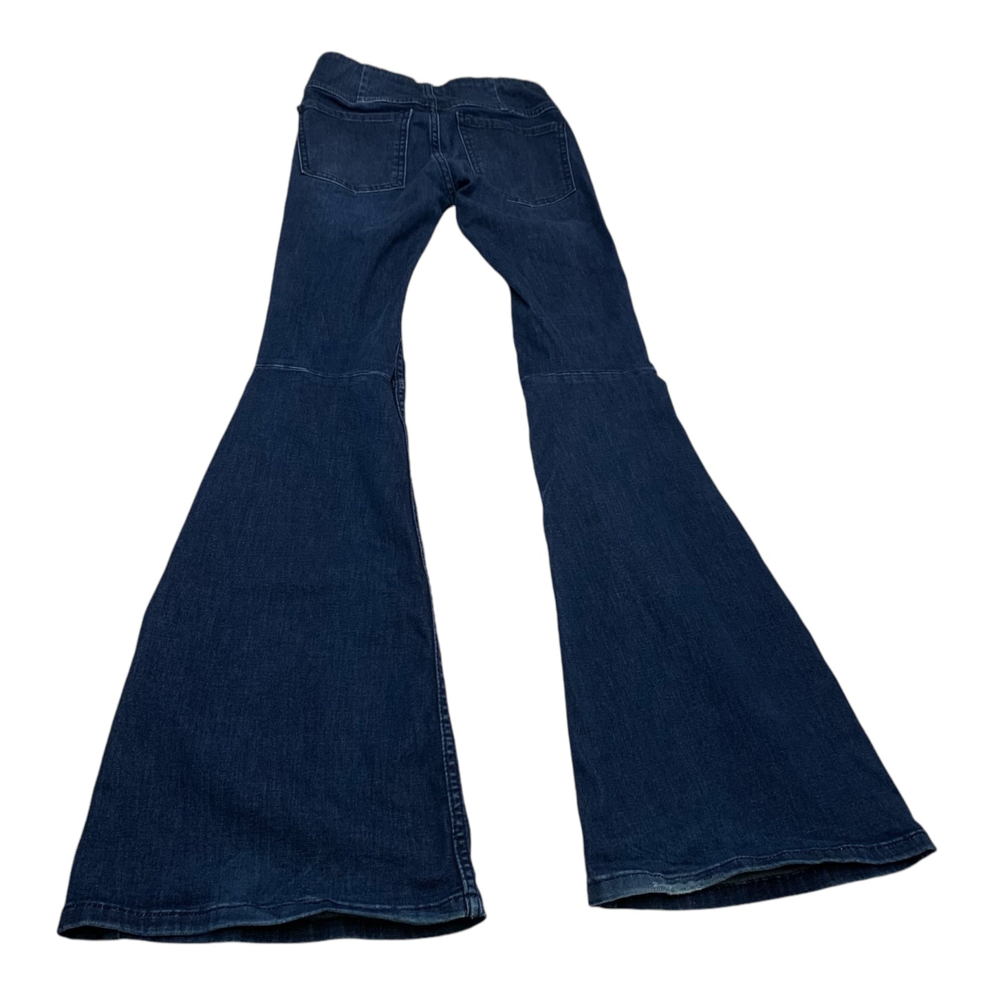 Jeans Flared By Free People In Blue Denim, Size: 0