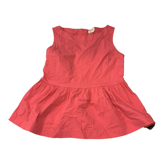 Top Sleeveless Designer By Kate Spade In Pink, Size: L