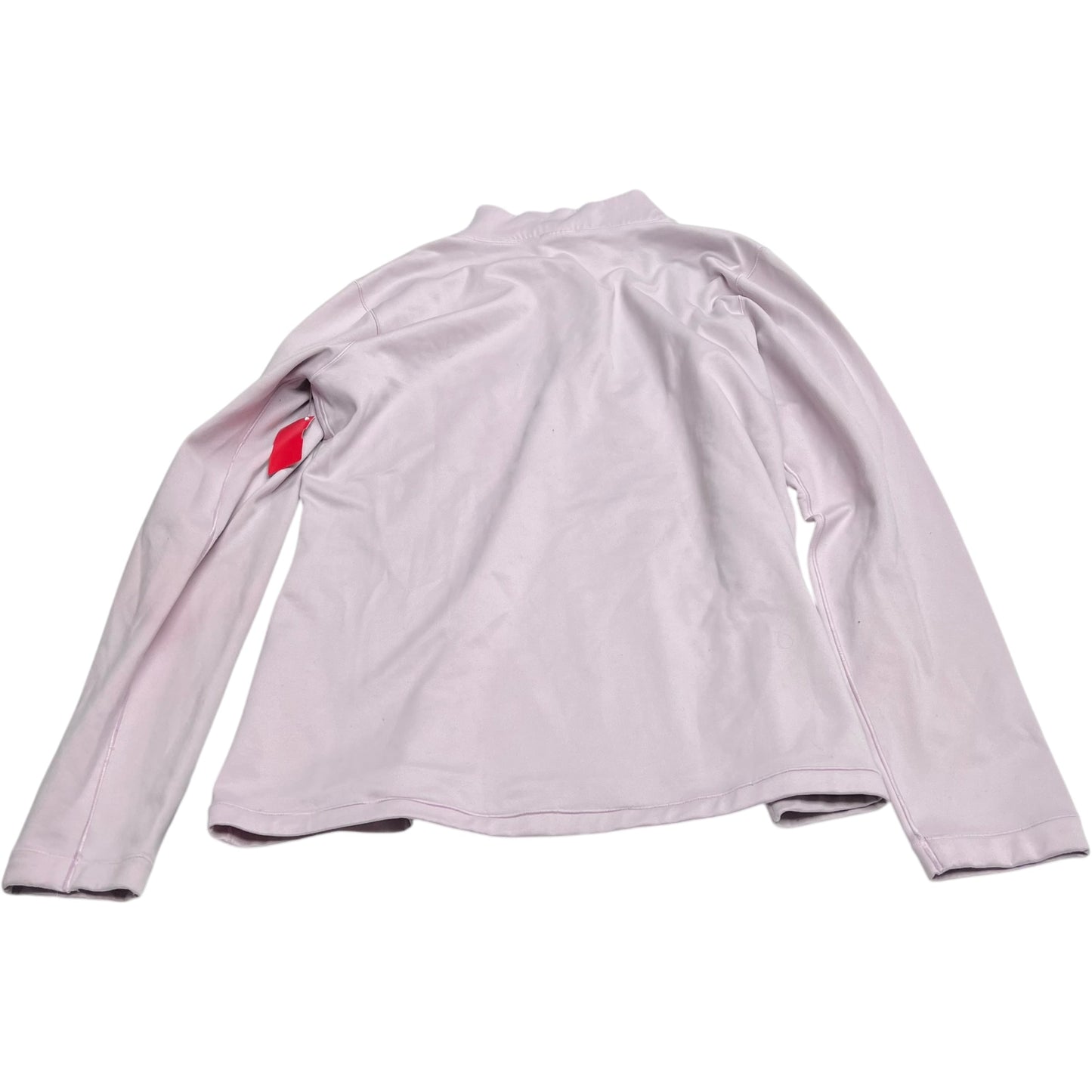 Athletic Top Long Sleeve Collar By Nike Apparel In Pink, Size: Xl