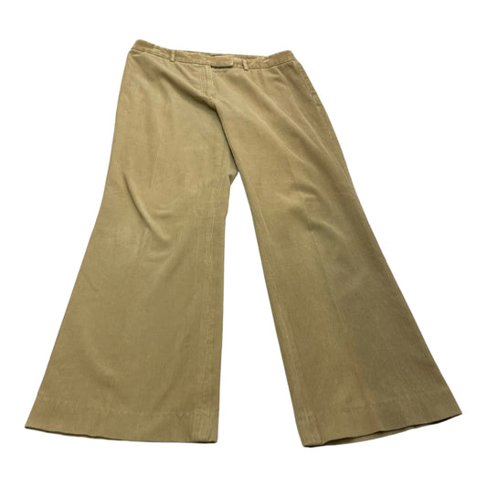 Pants Corduroy By Elie Tahari In Tan, Size: 12