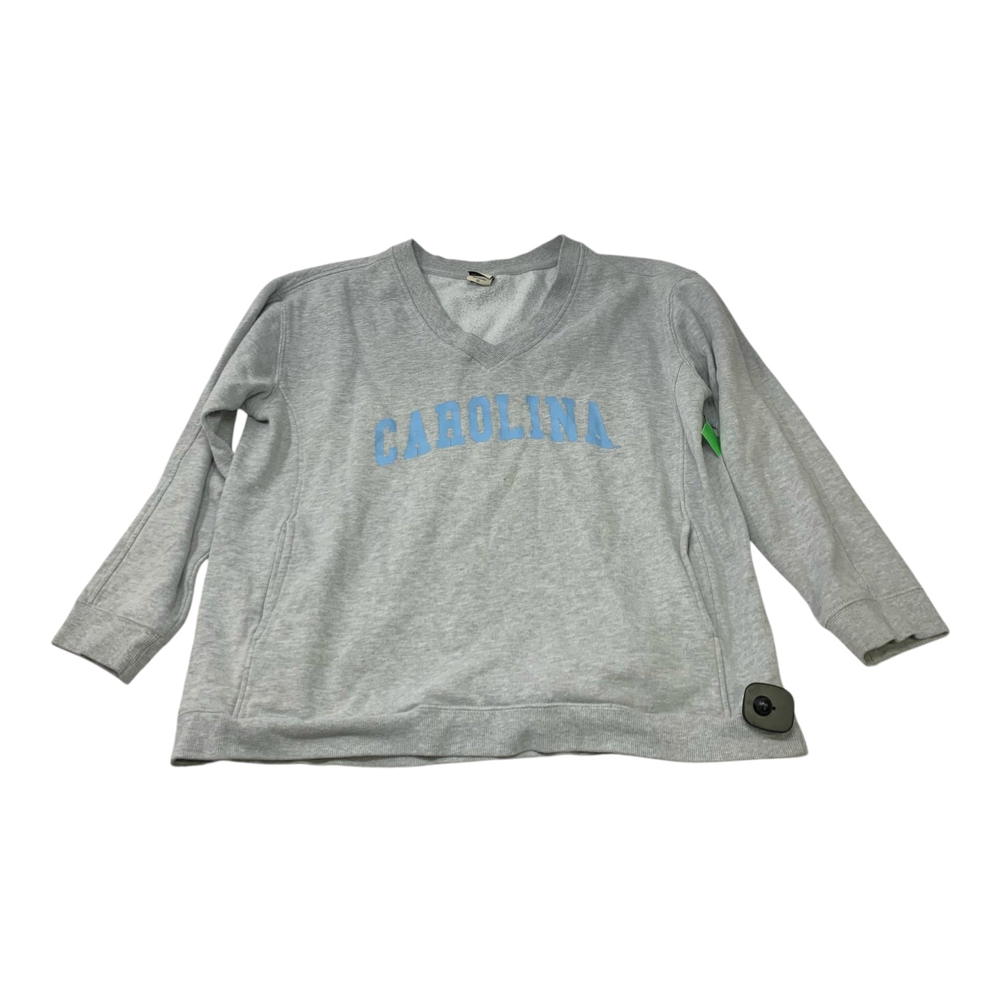 Sweatshirt Crewneck By UGAPPAREL In Grey, Size: Xl