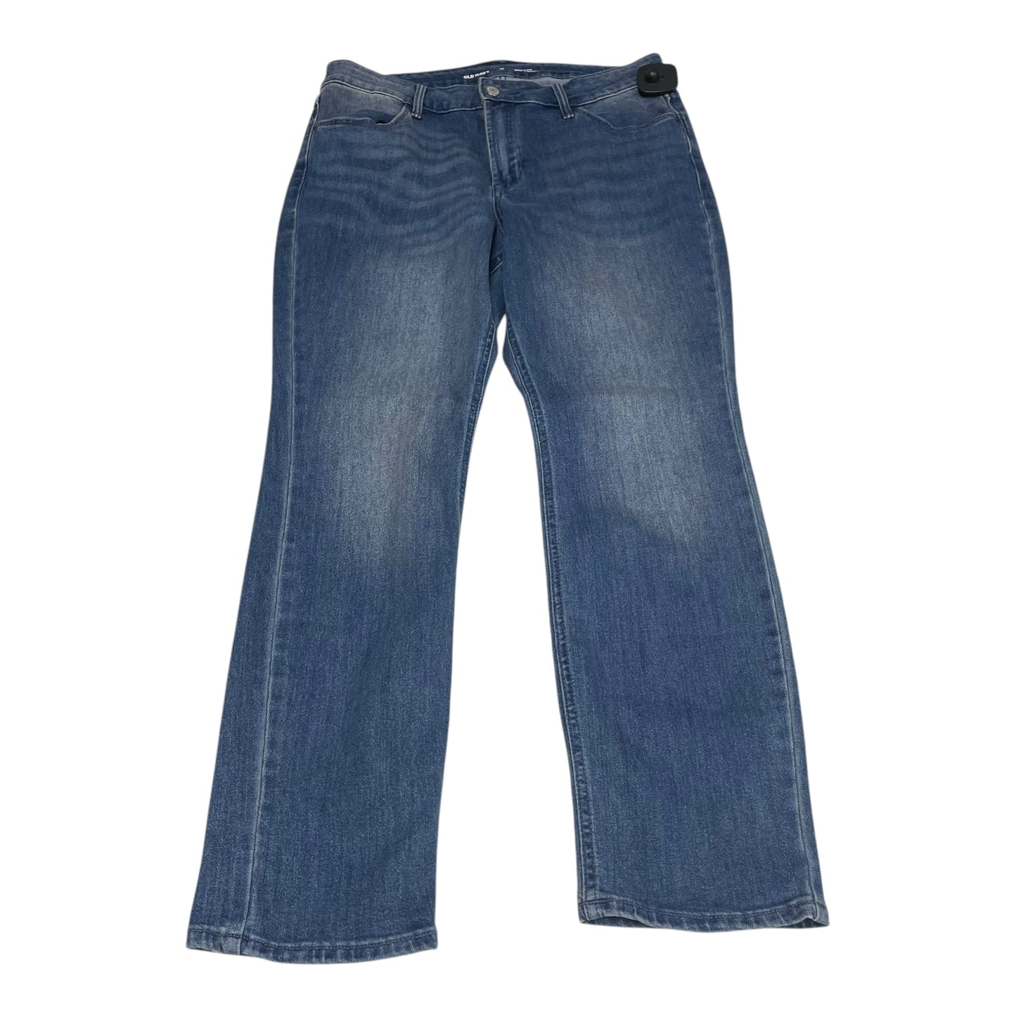 Jeans Straight By Old Navy In Blue Denim, Size: 12p