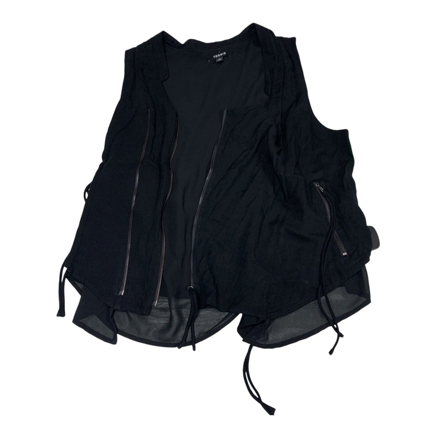 Vest Other By Torrid In Black, Size: L