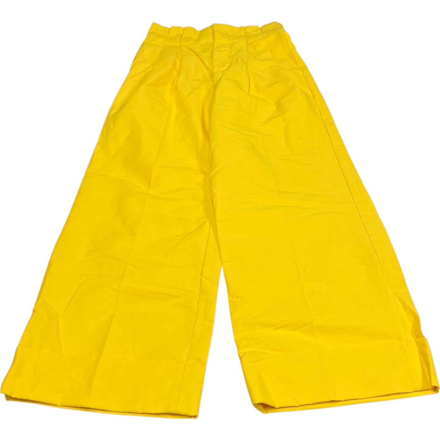 Pants Wide Leg By Banana Republic In Yellow, Size: 2p