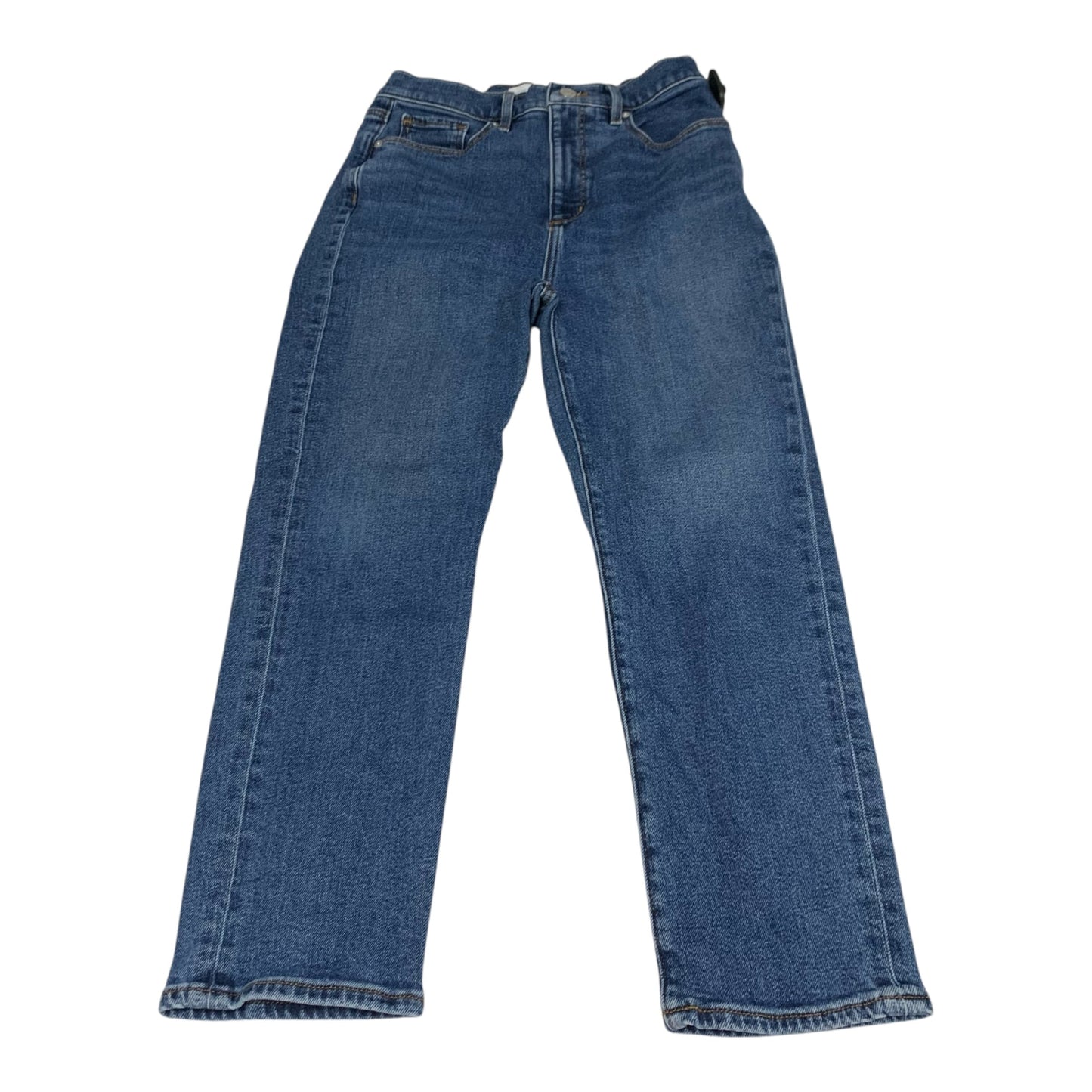 Jeans Skinny By Loft In Blue Denim, Size: 4