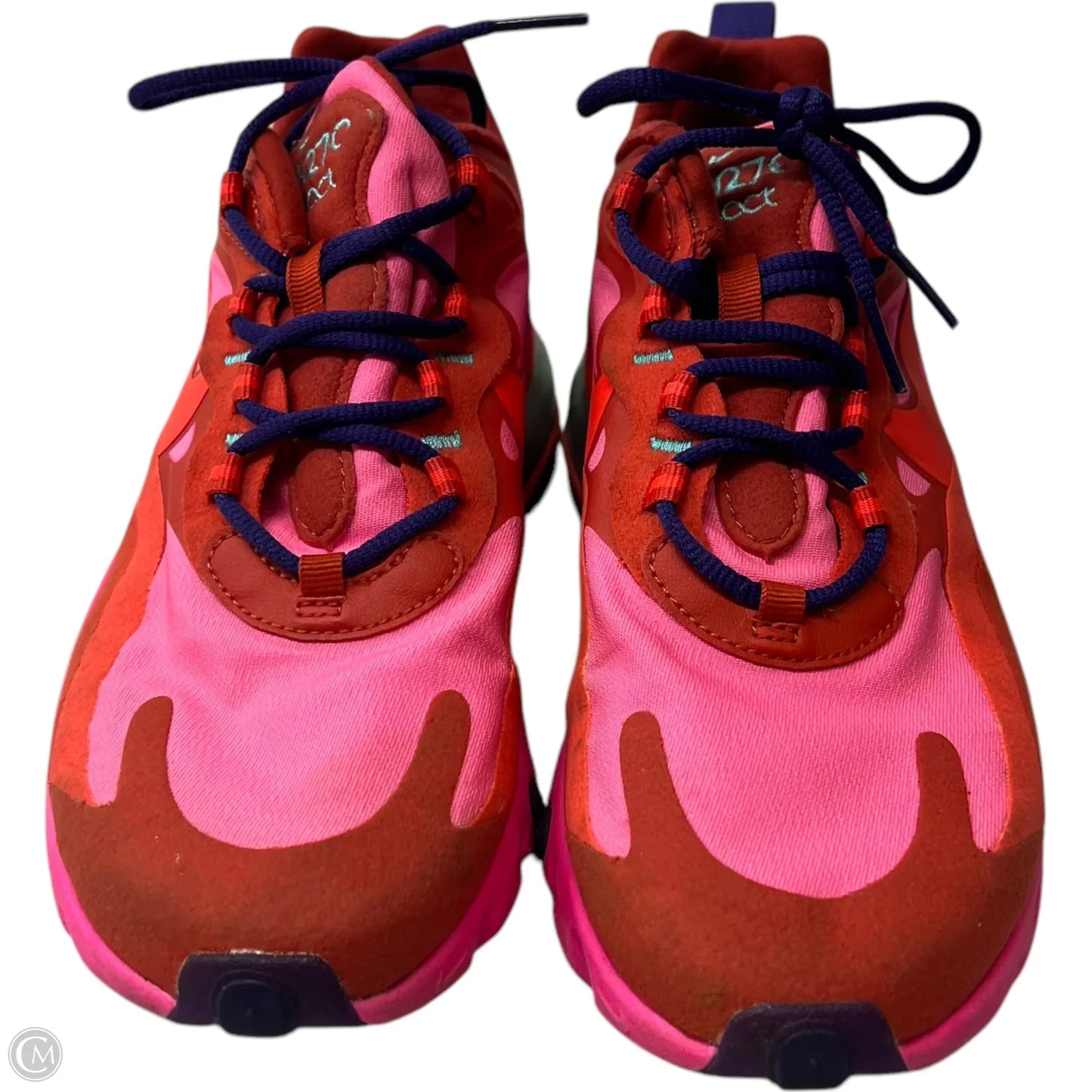 Shoes Athletic By Nike In Pink & Red, Size: 7