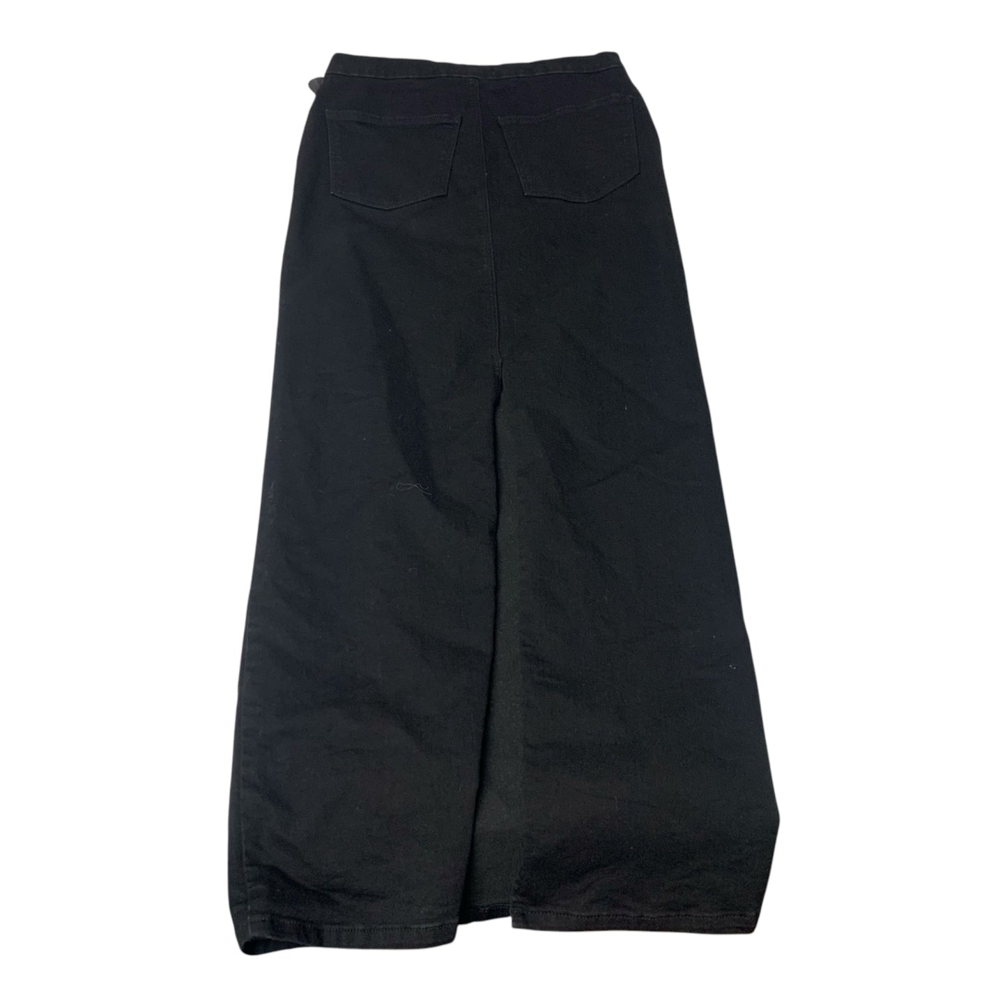 Skirt Maxi By Topshop In Black Denim, Size: M