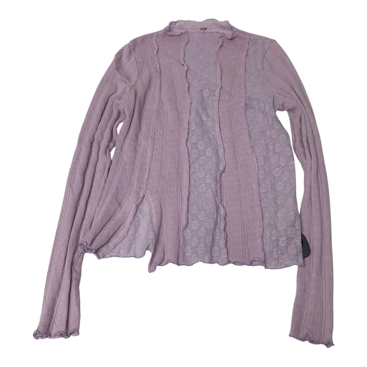 Top Long Sleeve By Free People In Purple, Size: Xl