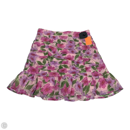 Skirt Mini & Short By Gianni Bini In Pink & Purple, Size: Xs