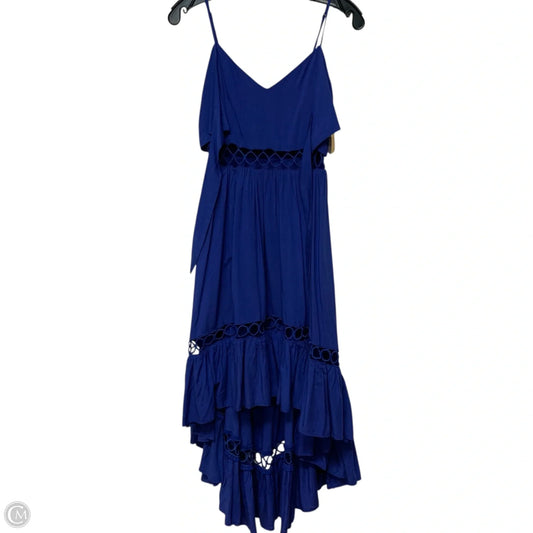 Dress Party Midi By Main Strip In Blue, Size: S